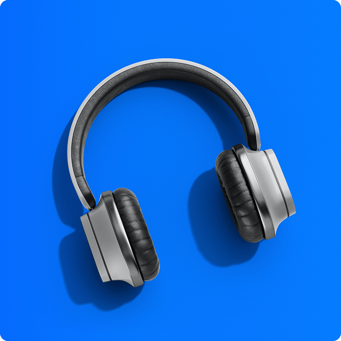 Un casque de musique sans fil