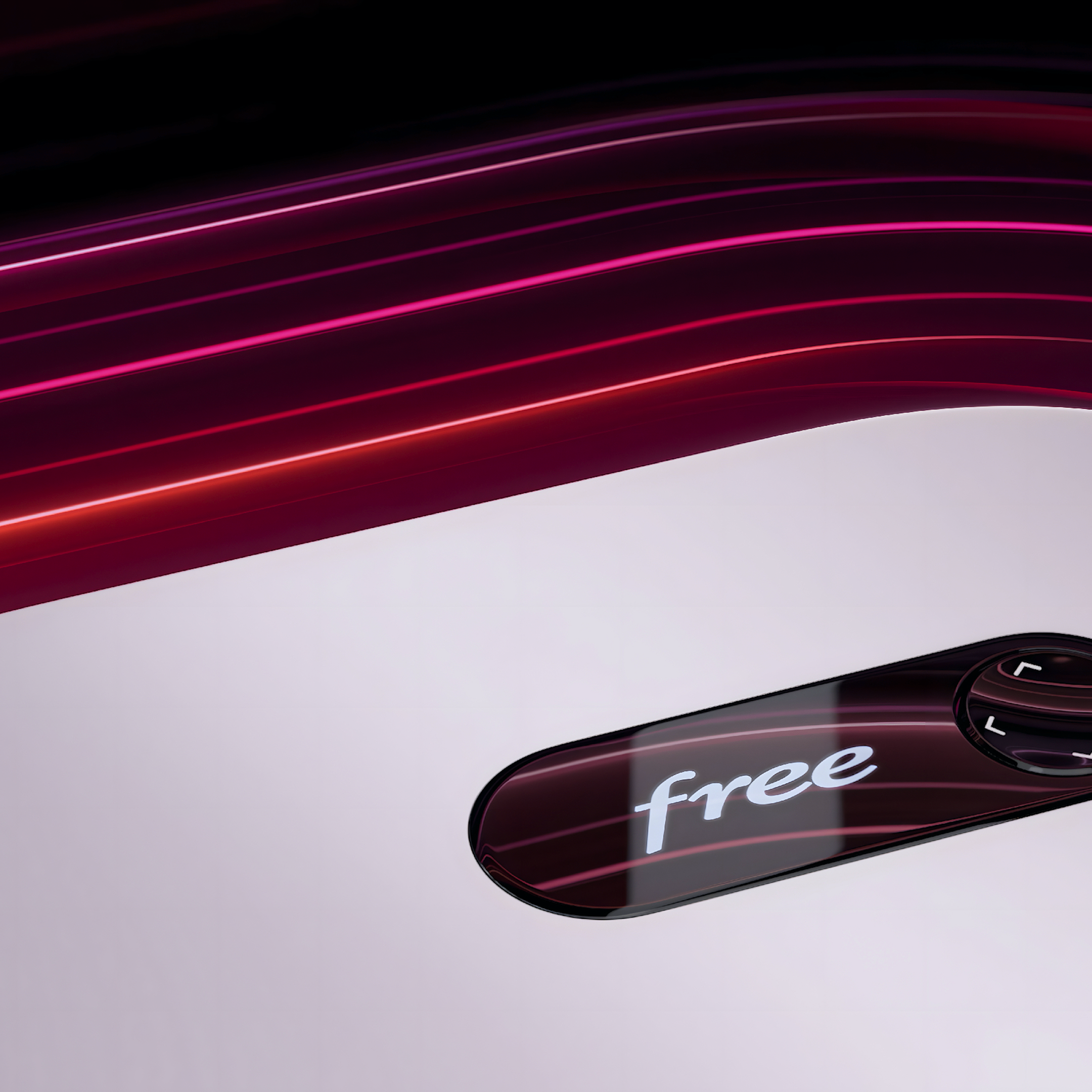 Représentation d'ondes Wi-Fi 7 avec la Freebox Ultra